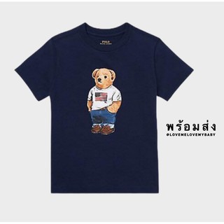 🐻พร้อมส่ง🐻 3T เสื้อยืดหมี Polo Bear สี Navy (เสื้อตัวจริงจะมี ลายเซ็น เหมือนรุ่นอื่นๆค่ะ)