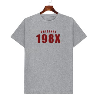 เสื้อยืด ORIGINAL 198X สีเทาทีอป มีเก็บปลายทาง