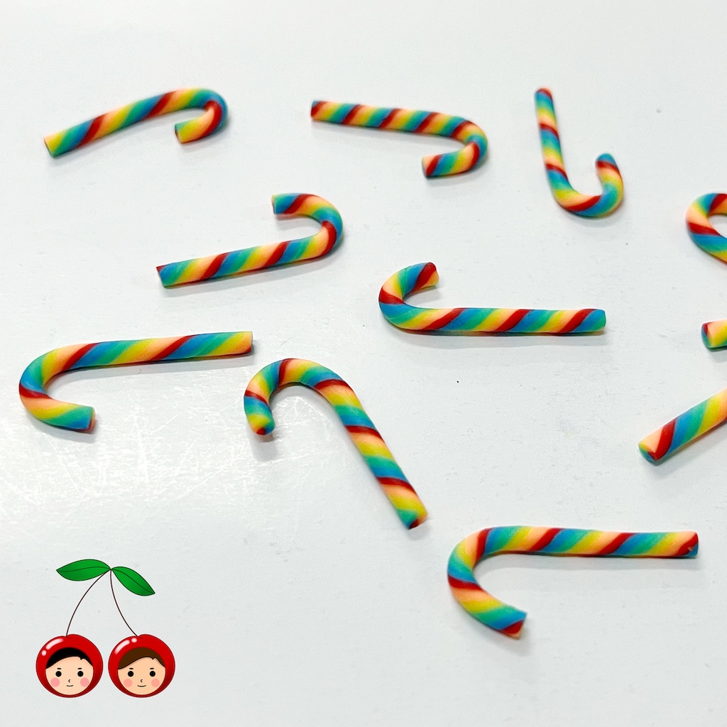 1:12 Scale Candy Cane Miniature - Candy Cane Miniature