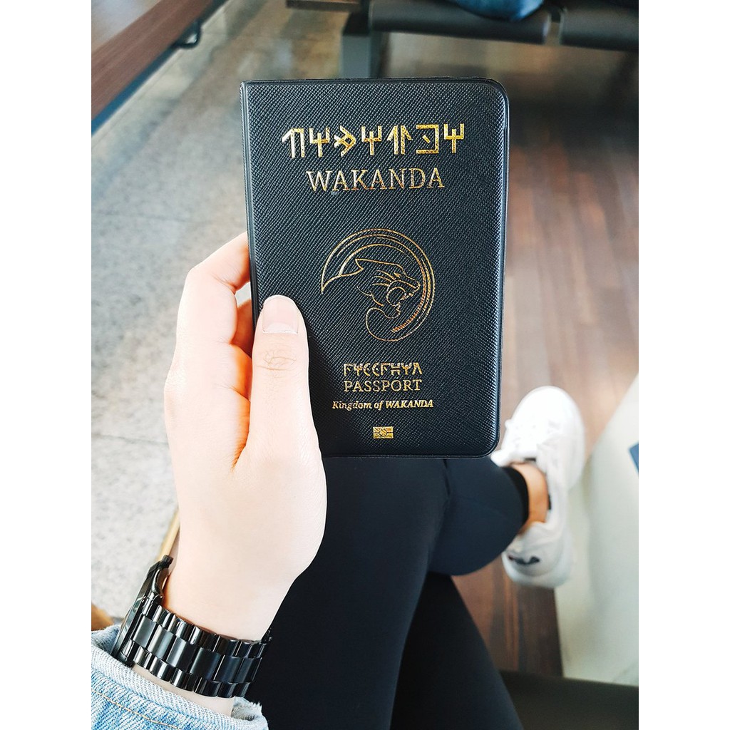 Secret place Passport Cover Wakanda Asgard ปกหนังสือเดินทาง วากานด้าน