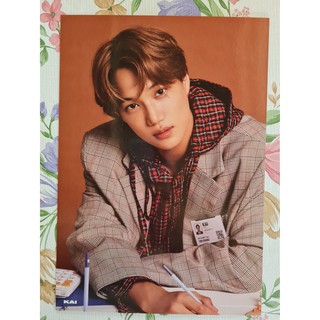 [พร้อมส่ง] โปสเตอร์ A4 ไค Kai ปฏิทิน EXO 2021 Seasons Greetings Mini Poster