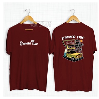 เสื้อยืด พิมพ์ลาย TRIP Distro 30s สีกาเมฮากิ แฟชั่นฤดูร้อน สําหรับผู้ชาย และผู้หญิง