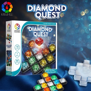 SmartGames Diamond Quest Deduction Game with 80 Challenges for Ages 10 - Adult