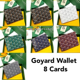 **🚨สินค้าหมดไว สอบถามก่อนกดสั่ง Goyard wallet men 8 cards กระเป๋าสตางค์ โกยาด ใบสั้น ของแท้⚡️ส่งฟรีEMS ทั้งร้าน