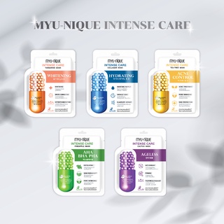 [พร้อมส่ง] Myu-Nique INTENSE CARE MASK มาสก์หน้า มิว-นิค อินเทนซ์ แคร์ 25g.