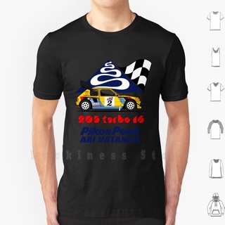 เสื้อยืด พิมพ์ลาย Ari Vatanen 87 Cool Ari Vatanen 205 Peugeot Car Rally Hillclimb Hill Pikes Pikes KFgdog36KIelkl27 สไตล