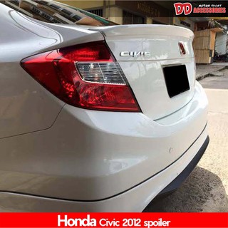 spoiler สปอยเลอร์ สปอยเลอร์หลัง civic 2012 2013 2014 2015 FB ทรงแนบ ไม่ทำสี ราคาพิเศษ!!! ทรงเรียบ V1