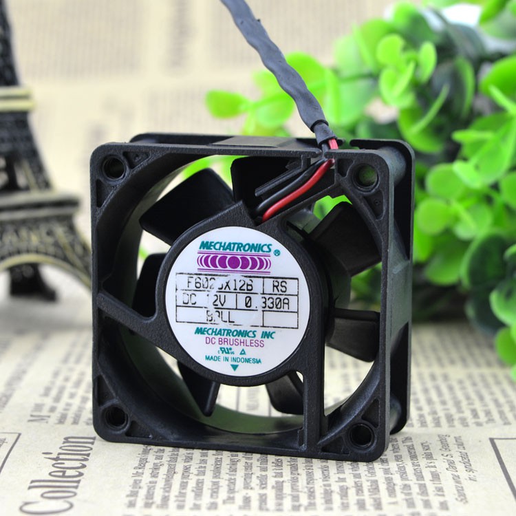 MECHATRONICS 6025 F6025X12B 12V 0.33A พัดลมระบายความร้อน