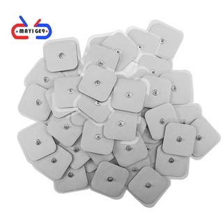 50Pcs Tens Electrodes Electrode Pad for Self Adhesive Electrode Patches for TENS Therapy Machines Physiotherapy