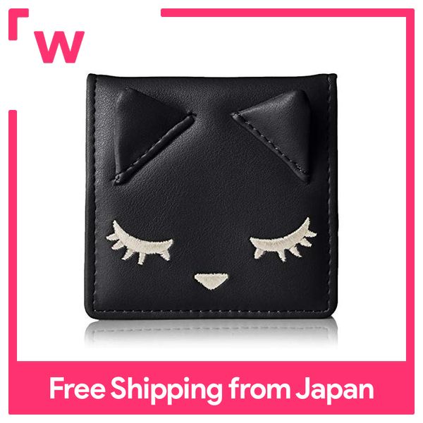 SALE!!Osumashi Puma-Chanกระเป๋าสตางค์สำหรับผู้หญิง,กระเป๋าเงินชนิดกล่องสีดำหน้าหมีพูห์