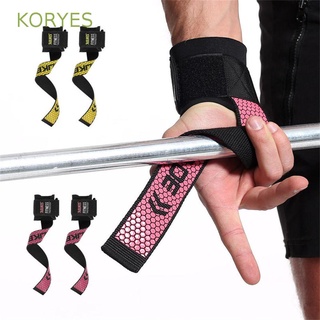 KORYES Professional Training Hand Bands Gym Accessories Wristband Fitness Strap Weightlifting Wraps Guards Gym Fitness Hand Palm Protector Wrist Support Sports Straps Wraps/Multicolor