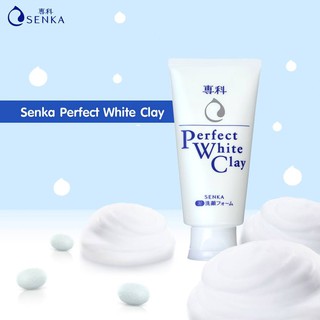 🌟 โฟมล้างหน้า เซนกะ  SENKA WHITE CLAY 90 กรัม