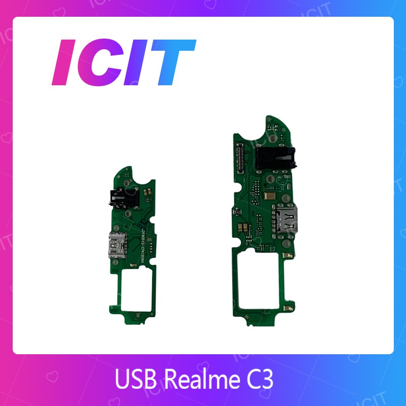 Realme C3 อะไหล่สายแพรตูดชาร์จ แพรก้นชาร์จ Charging Connector Port Flex Cable（ได้1ชิ้นค่ะ) ICIT 2020
