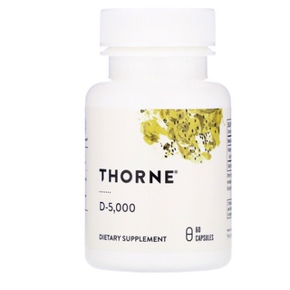 Thorne Research D-5000 125 mcg(5,000 IU) 60 Capsules