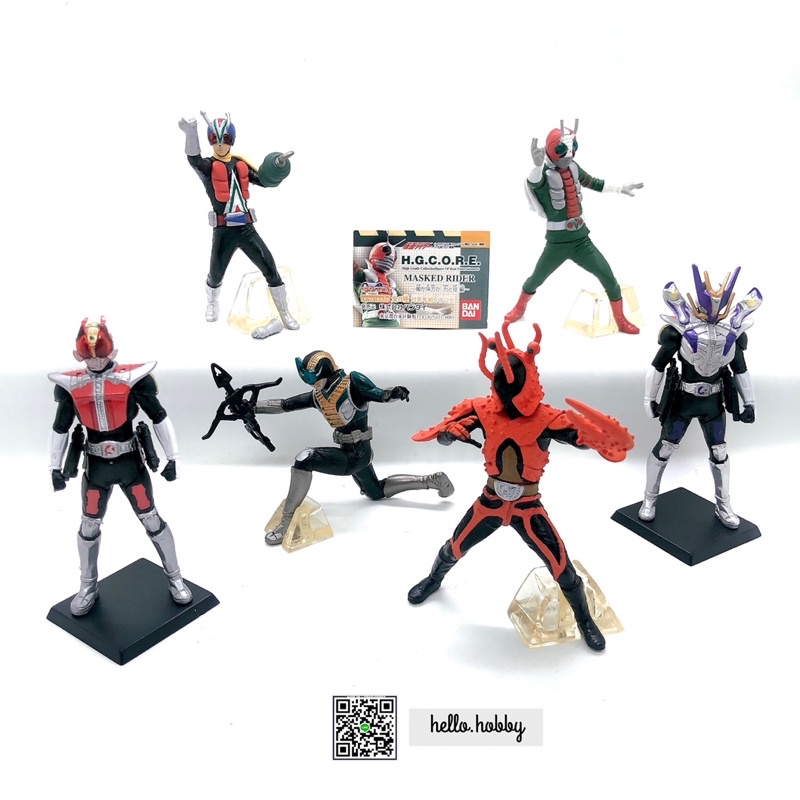 กาชาปอง H.G.C.O.R.E. HG Core Kamen Rider Part 3 ~Teki Ka Mikata Ka, Chikara To Waza Hen~ Gashapon by