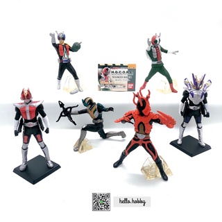 กาชาปอง H.G.C.O.R.E. HG Core Kamen Rider Part 3 ~Teki Ka Mikata Ka, Chikara To Waza Hen~ Gashapon by Bandai (Set of 6)