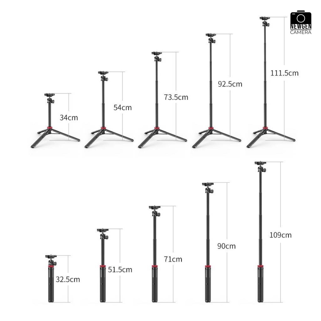 Ulanzi MT-44 Multi-Functional Mini Tripod ขาตั้งแบบ 2-in-1 สินค้าพร้อมจัดส่ง