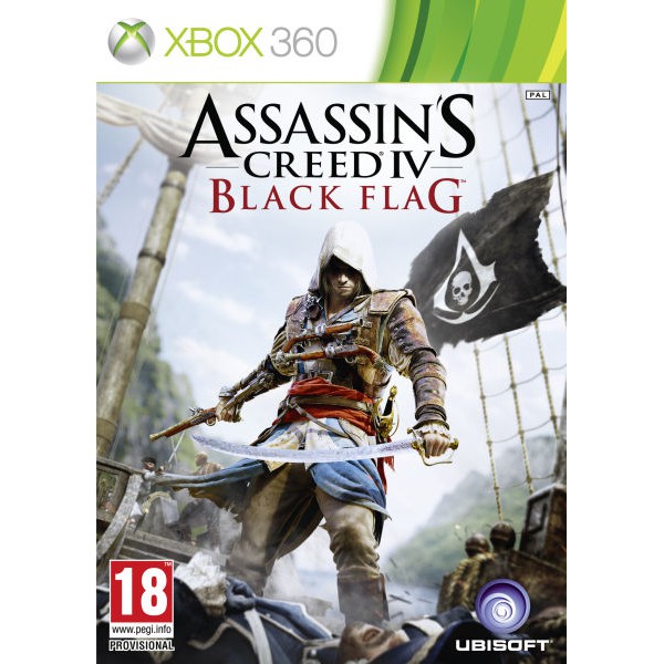 แผ่น XBOX 360 Assassins Creed 4 Black Flag ใช้กับเครื่องที่แปลงระบบJTAG/RGH