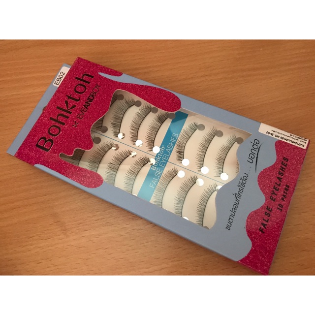 ขนตาปลอม Boktoh 7 คู่ เบอร์ EB02