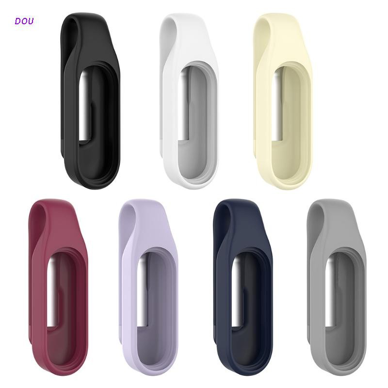 DOU คลิปเหล็กสากลสําหรับ Mi Band 6/5 สมาร์ทเปลี่ยนหัวเข็มขัด Smart Watch band