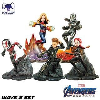 Toylaxy Figure Marvels Avengers : Endgame Premium PVC 2nd Wave Set รวมส่ง