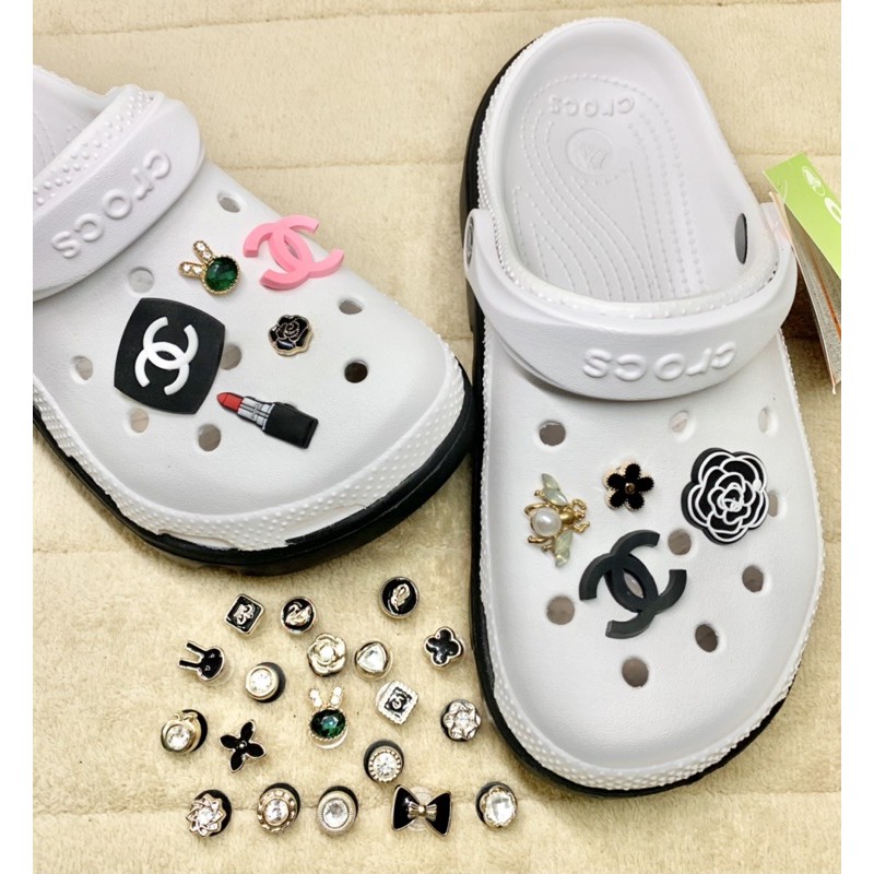 JBD 5 👠🌈ตัวติดรองเท้ามีรู เพชร มินิ วิบวับ ☀️✨👠 ShoeCharm  Dimond “ mini sprinkle “ สวยหรู ดูดี มินิมอล
