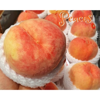 TOP-1ลูกพีชสดนำเข้า (1ลูก) PEACH ~ลดพิเศษ~ พรีเมี่ยม หอม หวาน ! ผลไม้สดๆ ผลไม้นอก นำเข้า (ลูกท้อสด ผลไม้ลูกพีชนอก)