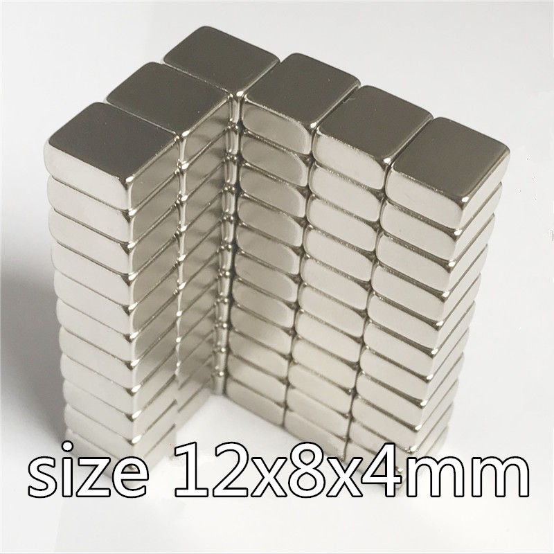 5ชิ้น แม่เหล็กแรงสูง 12*8*3/4/5มิล สี่เหลี่ยม 12*8*4mm แม่เหล็ก 12x8x3/4/5mm แม่เหล็ก Magnet Neodymium 12x8x3mm 12x8x5mm - รูปที่ 2