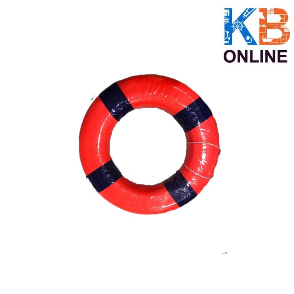 ห่วงโฟมชูชีพมาตรฐาน SOLAS 24 นิ้ว สีส้ม/น้ำเงิน Lifebuoy Ring License 24"in orange / blue