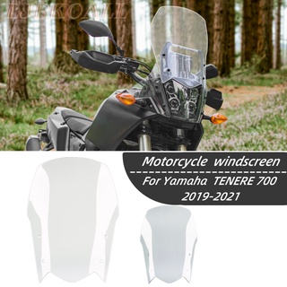 For Yamaha Tenere700 2019 2020 20212 Windshield Motorcycle Windscreen Motorbikes Deflector Protector TENERE 700 2022 Acc