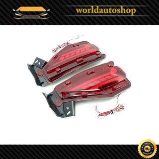 ไฟทับทิมท้าย Led V2 สี Red Fortuner Toyota 4 ประตู ปี2015 - 2016