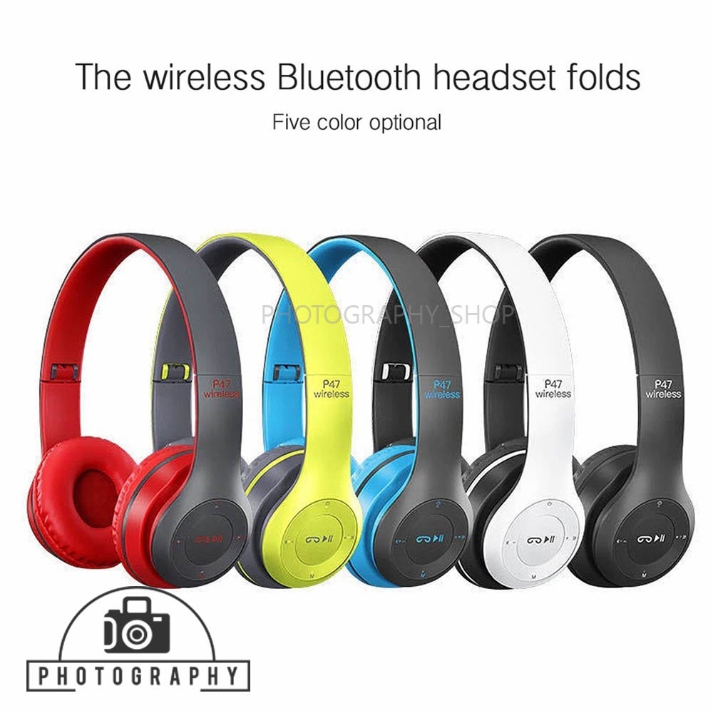 P47 Wireless Headphones หูฟังบลูทูธไร้สาย
