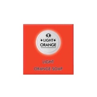 [เฉพาะสบู่] สบู่ส้ม สบู่ไลท์ไวท์ Orange Light white Soap.