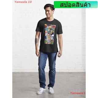 Yameela 10 เซนต์เซย์ย่า เสื้อยืดพิมพ์ลาย The Knights Essential T-Shirt เสื้อยืดอนิเมะ เสื้อยืดเเฟชั่น เสื้อยืดผู้หญิง เส