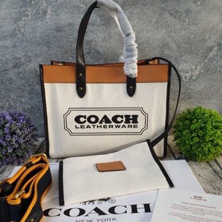 COACH FIELD TOTE 30 WITH COACH BADGE (STYLE NO: 89488)