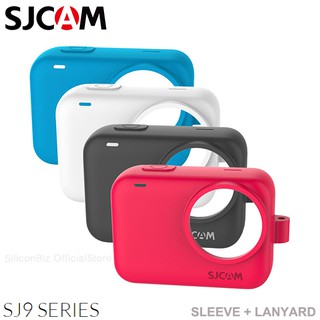 SJCAM ACCESSORY SILICONE PROTECTOR SLEEVE + LANYARD 4 Color FOR SJ9 SERIES ซิลิโคน ป้องกัน กล้องแอคชั่น คาเมร่า เอสเจแคม