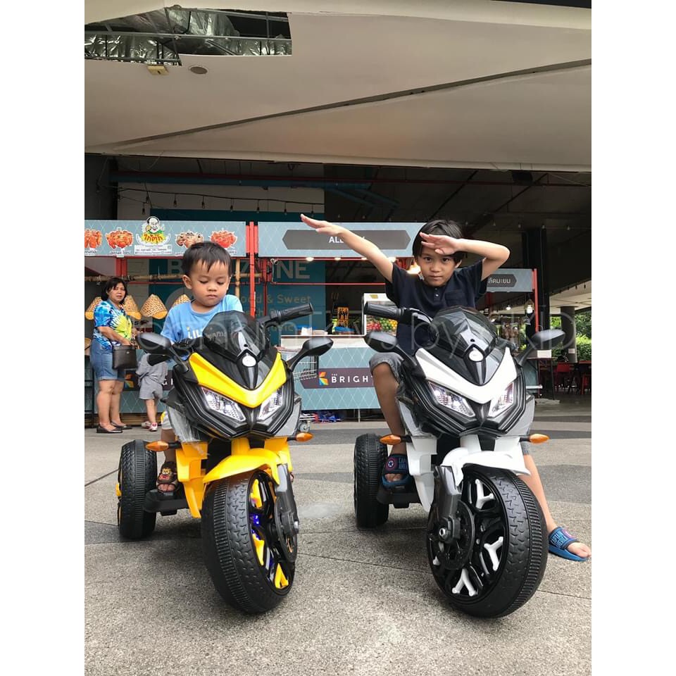 รถมอเตอร์ไซค์บิ๊กไบค์   มือบิดคันเร่ง รถแบตเตอรี่ ของเล่นเด็ก คันใหญ่สะใจ รุ่นMN1019 ราคา ถูกที่สุด ดีลบีเคเค รูปภาพหลัก