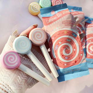 Lollipop lip gloss กันน้ำ ติดทน สีสวย