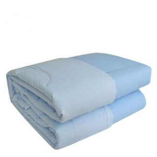 เบสิโค ผ้าห่มนวม สีฟ้าทูโทน ขนาด 90x100 นิ้ว