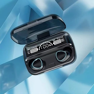 หูฟังบลูทูธ m10 tws bluetooth 5.1 ของแท้คุณภาพดี สเตอริโอ เบสหนัก รองรับโทรศัพท์มือถือทุกเครื่อง โทร ฟังเพลง เล่นเกม