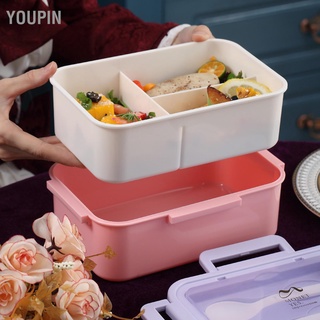 Youpin Bento กล่องอาหารกลางวัน Pp ความจุขนาดใหญ่ แบบพกพา สําหรับบ้าน สํานักงาน โรงเรียน