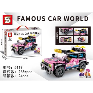 เลโก้จีน  SY 5119 ชุด Famous Car World