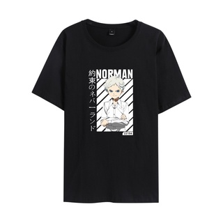 เสื้อยืดแขนสั้น พิมพ์ลายอนิเมะ Promised Neverland Second Season 2D เข้ากับทุกการแต่งกาย สําหรับผู้ชาย และผู้หญิง