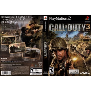 แผ่นเกมส์ PS2 Call of Duty 3   คุณภาพ ส่งไว (DVD)