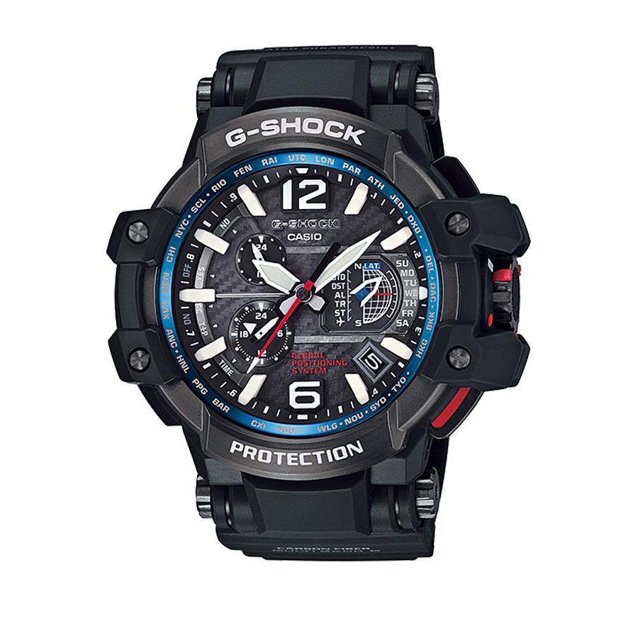 Casio G-Shock นาฬิกาข้อมือผู้ชาย สายเรซิ่น รุ่น GPW-1000-1A - สีดำ