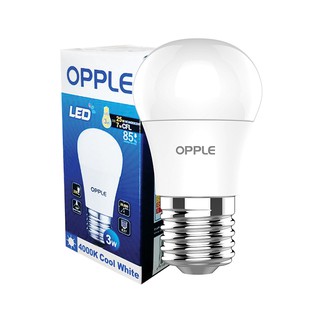 363.หลอดไฟ LED 3 วัตต์ Daylight OPPLE รุ่น Ecomax P45 E27