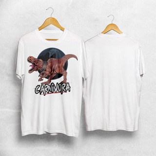 เสื้อยืด dinosaur t-rex carnivora แนวสตรีท เสื้อโอเวอร์ไซส์ เสื้อยืดแฟชั่น เนื้อผ้าดีนิ่มสบายเกรดพรีเมี่ยม ป้าย