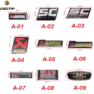 Zsdtrp สติ๊กเกอร์กันความร้อนสําหรับติดตกแต่งรถมอเตอร์ไซค์