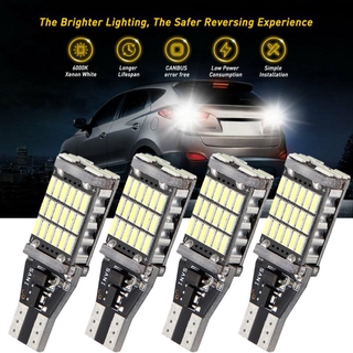 หลอดไฟ Led / T15 4014 45 Smd สําหรับติดป้ายทะเบียนรถยนต์ 2 ชิ้น