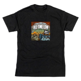 Bn3d9we23 เสื้อยืด ผ้าฝ้าย พิมพ์ลายวงดนตรี ALL TIME LOW Music MERCH UNOFFICIAL DISTRO L XXL 30S DTG สําหรับผู้ชาย VVB32E